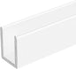 Brixwell 3/8" Fixed Panel Shower Door Deep U Channel, Deep Profile by Brixwell