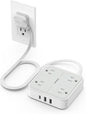 TESSAN Surge Protector Power Strip, 3 Ft Ring Pull Extension Cord by TESSAN