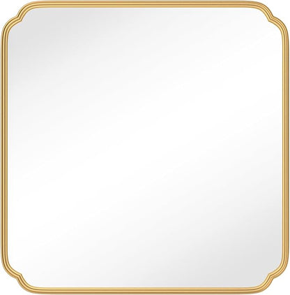 Gold Bathroom Mirror for Wall 36" x 36" Square Bathroom Vanity Mirror Farmhouse - Image 8
