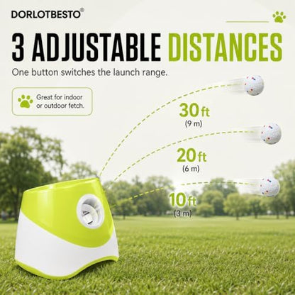 automatic ball launcher for medium dogs, 2.28-inch etpu on a desk or shelf