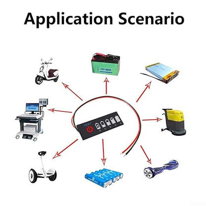 Compact 5S 18 5V 21V Battery Level Indicator - Image 4