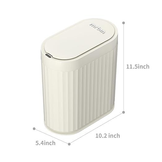 MRBIN Small Trash Can for Bathroom, Automatic Touch Less Garbage Bin - Image 7