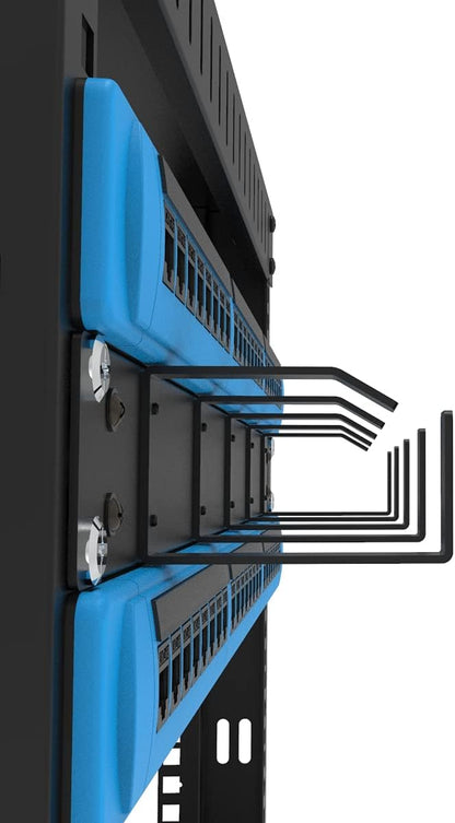 Jingchengmei 19-Inch 1U Metal Horizontal Rackmount Cable Manager - Image 5