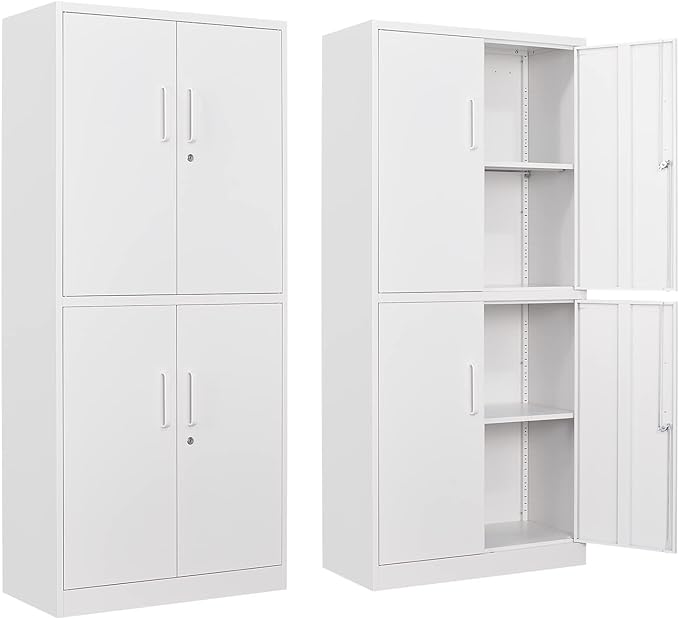 Yizosh Metal Storage Locking Cabinet by Yizosh