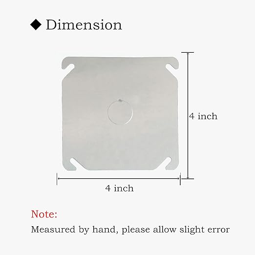 4 Packs Square Electrical Box Cover - Image 2