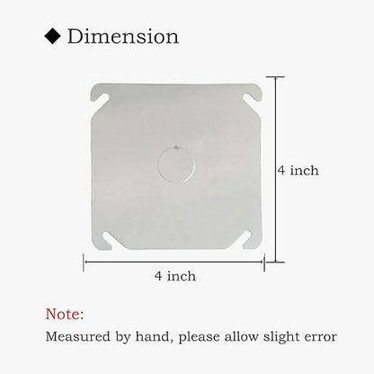 4 Packs Square Electrical Box Cover - Image 2