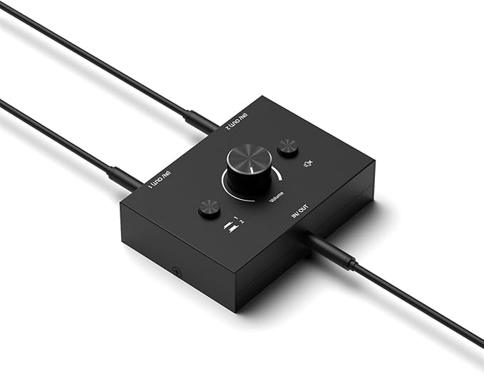 3.5mm Stereo Audio Switch Audio Switcher Passive Speaker Headphone Manual - Image 2