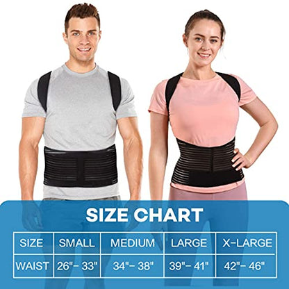 SICHEER Posture Corrector for Women and Men Back Brace Straightener Shoulder - Image 2