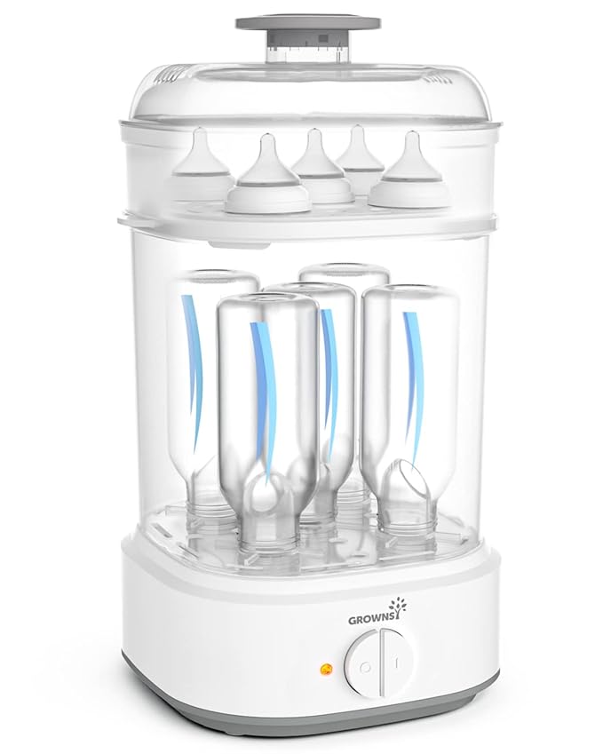 Bottle Sterilizer, Baby Bottle Steam Sterilizer, Electric Baby Bottle Sanitizer by GROWNSY