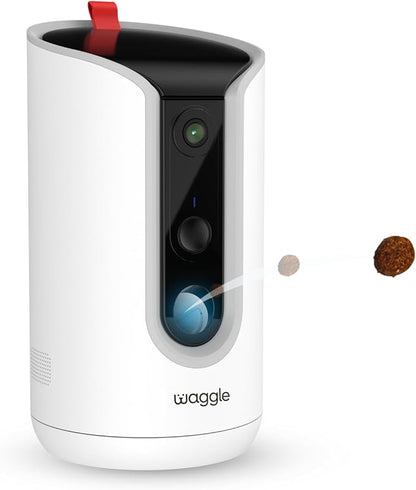 WaggleCam 2K Pet Camera and Treat Dispenser by Waggle