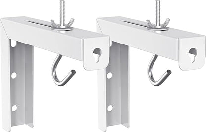 WALI Universal Projector Screen Ceiling Mount, Wall Hanging Mount L-Brackets by WALI