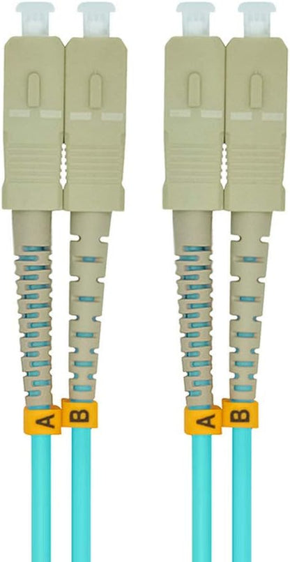 Jeirdus 30Meters 100ft Duplex 50/125 10G OM3 Multi-Mode Fiber Optic Cable - Image 2