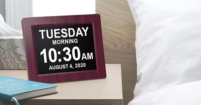 American Lifetime 【New 2023】 Dementia Clock Large Digital Clock - Image 2