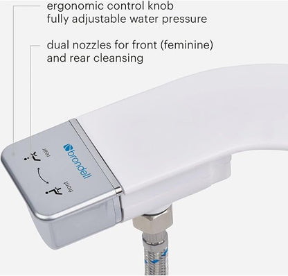 Brondell Bidet Attachment for Toilet SS-250 SimpleSpa Fresh Water Spray - Image 7
