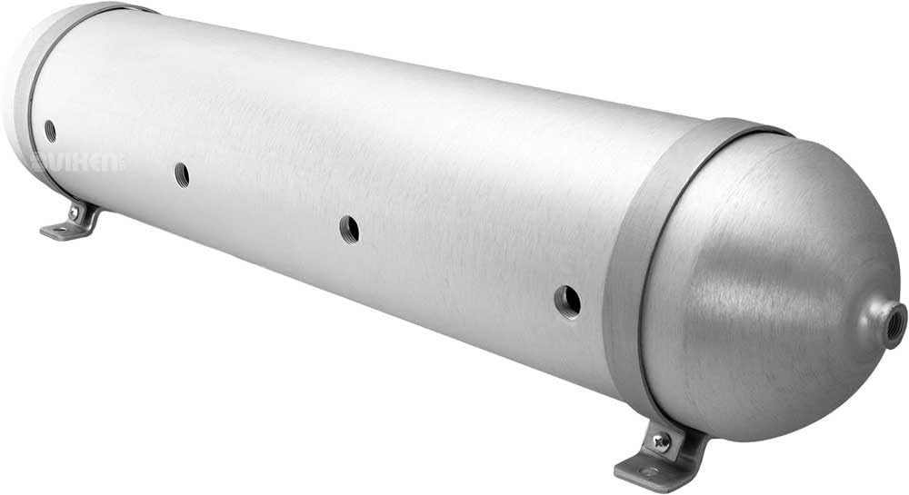 Vixen Air 5 Gallon Seamless Aluminum Air Tank 200 PSI, 9 Ports VXT5000SA For ...
