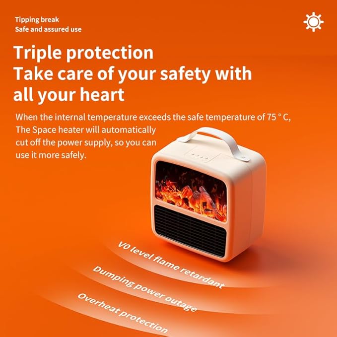 2nd Generation Mini Electric Space Heater - Image 3