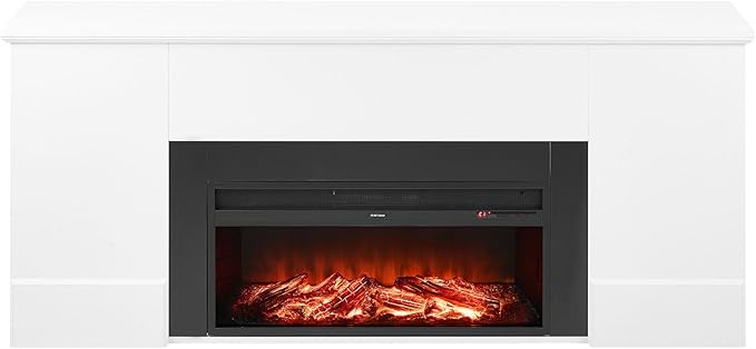 VEVOR 75-Inch Freestanding Fireplace, 1500W 5120 BTU Electric Fireplace Heater by VEVOR