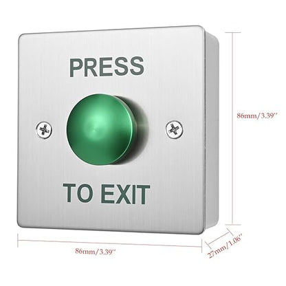 Push to Exit Button for Door Access Control Big Press Button Waterproof - Image 6