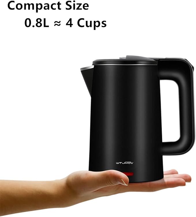 0.8L Electric Kettle Stainless Steel, 800 Watts Small Electric Kettle 27 Ounce - Image 8