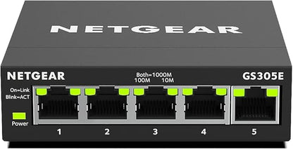 NETGEAR 5-Port Gigabit Ethernet Easy Smart Managed Essentials Switch by NETGEAR