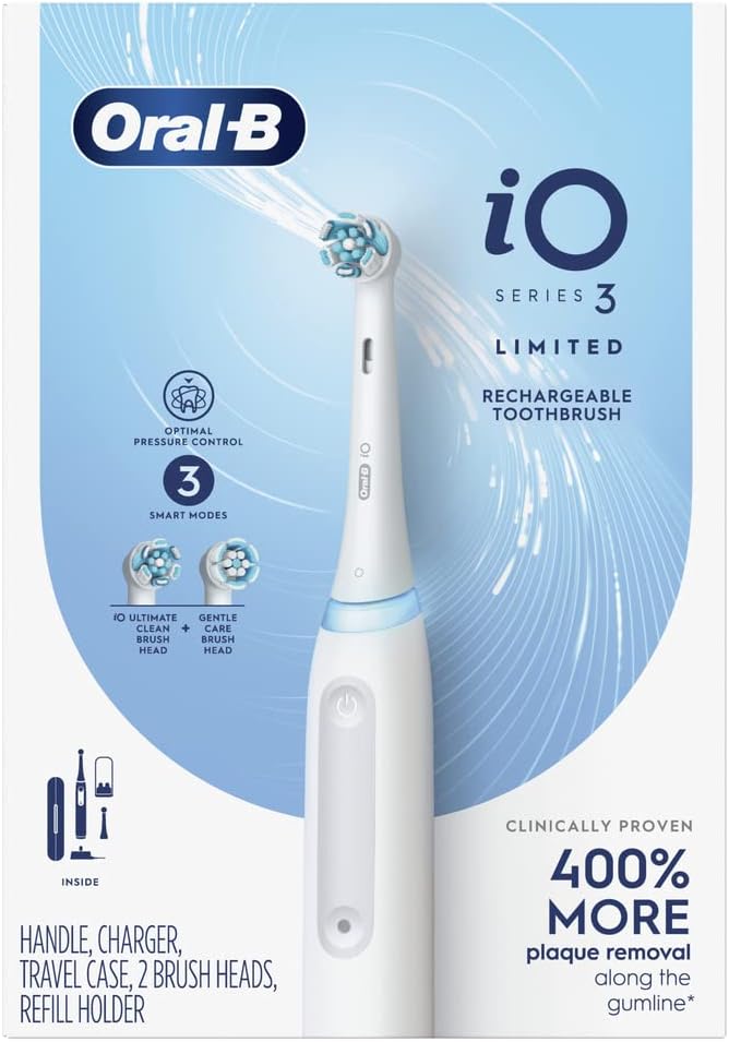Oral-B iO Deep Clean Rechargeable Electric Toothbrush, iO Series 3 Limited - Image 8