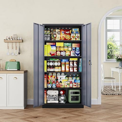 letaya metal garage storage cabinets with lock door, package contents