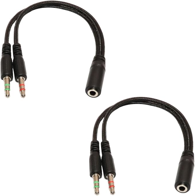 ZJKJHJY 3.5mm Audio Y Splitter Cable, Headphone and Microphone Adapter - Image 4