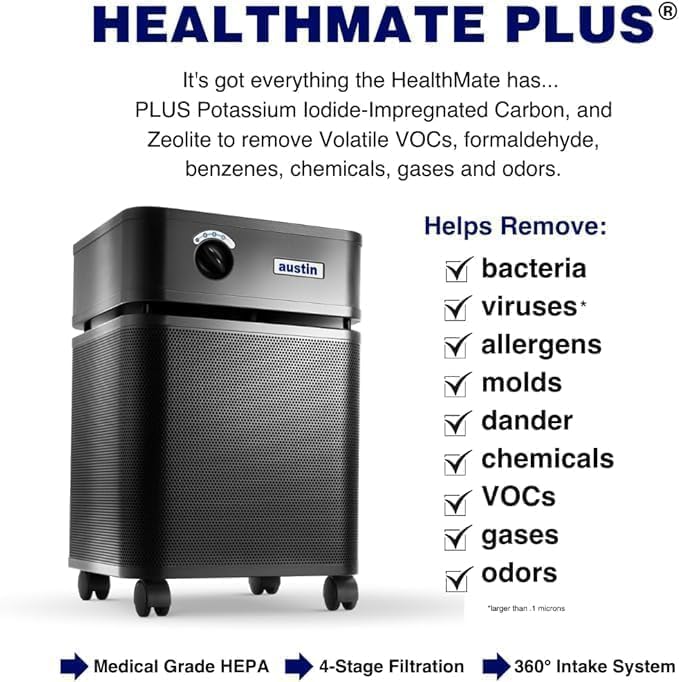 Austin Air HealthMate Plus Air Purifier, Model B450 - Image 7