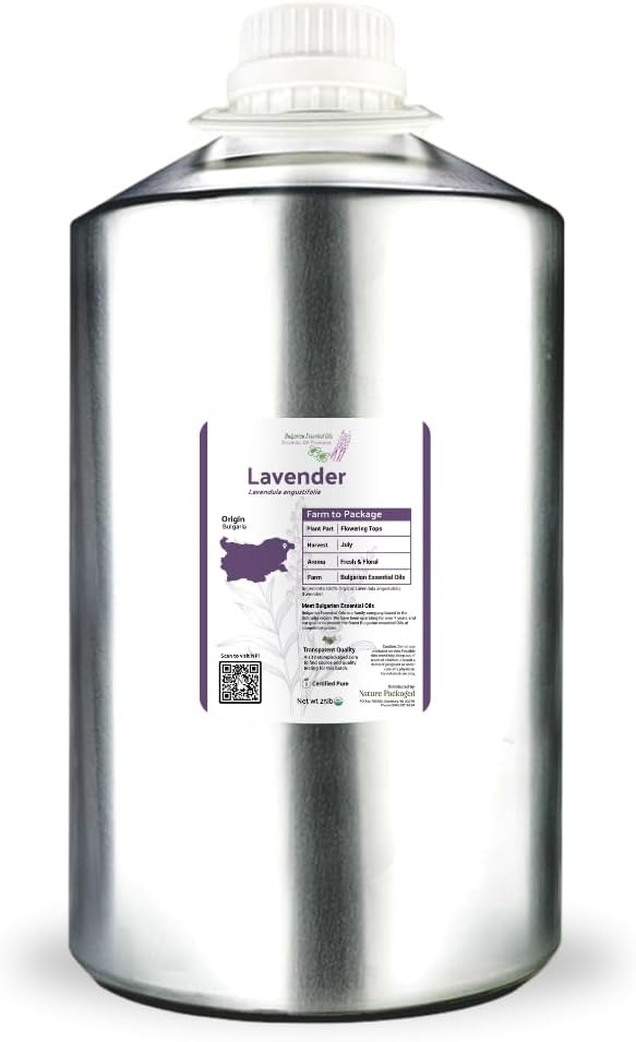 Lavender Oil - Bulgarian Essential Oils - Lavender Diffuser - Pure Therapeutic by NaturePackaged