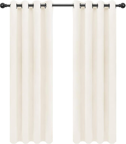 Easy-Going Curtains for Bedroom, Solid Thermal Insulated Grommet and Noise by Easy-Going