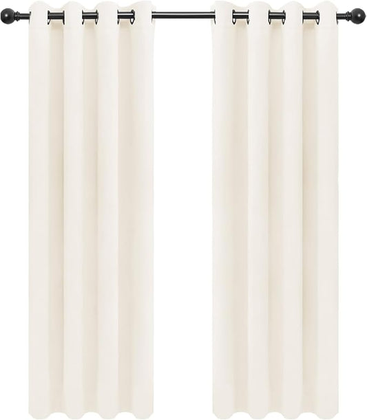 Easy-Going Curtains for Bedroom, Solid Thermal Insulated Grommet and Noise by Easy-Going