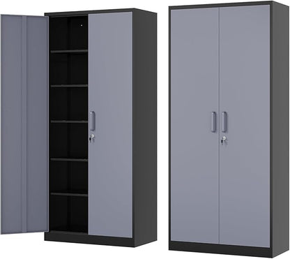Metal Storage Cabinet-72” Tall Steel File Cabinets by Fesbos