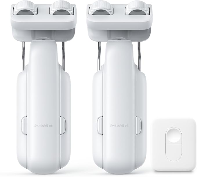 SwitchBot 2025 Automatic Curtain Opener 3 Rod-Bluetooth Remote Control by SwitchBot