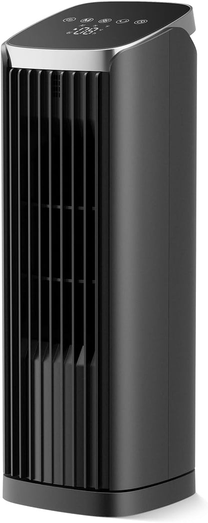 PNTCK Fan for Bedroom, 4 Modes 4 Speeds Max 24ft/s, 70° Oscillating Desk Fan by PNTCK