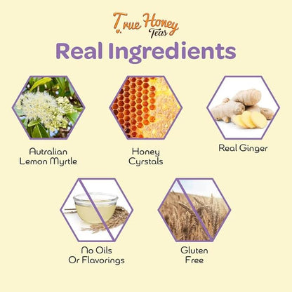 True Honey Lemon Ginger Tea Bags - Image 4