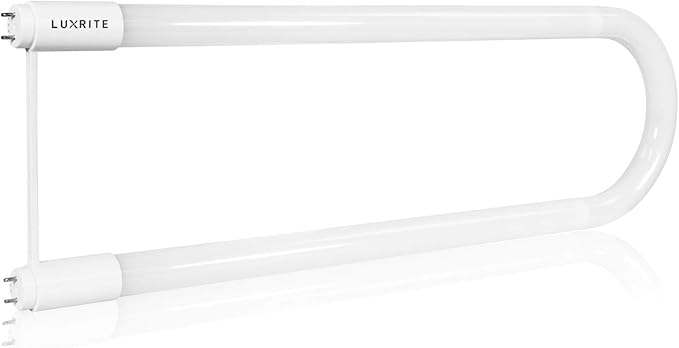 LUXRITE U Bend LED Tube Light, T8 T12, 3000K Soft White, 2000 Lumens, - Image 3