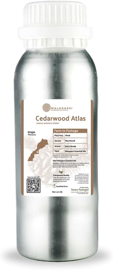 Pure Cedarwood Essential Oil by NaturePackaged