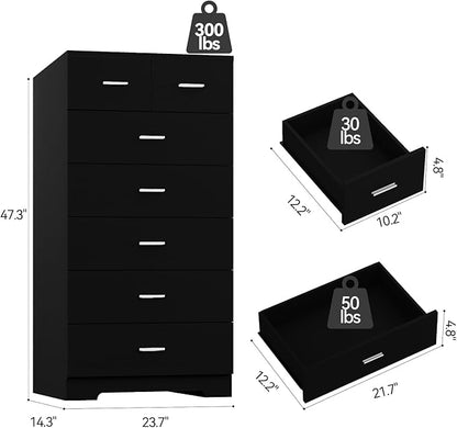 47.3" Tall Dresser for Bedroom Chests of Drawers - Image 3