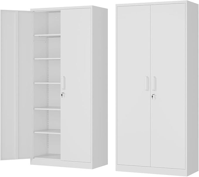 Metal Storage Cabinet-72” Tall Steel File Cabinets by Fesbos