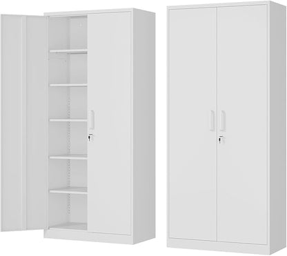 Metal Storage Cabinet-72” Tall Steel File Cabinets by Fesbos
