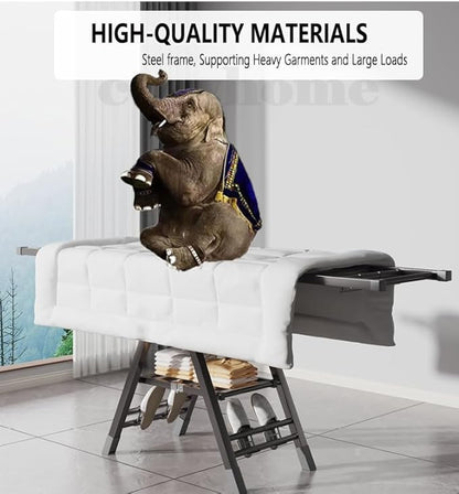 Heavy Duty Clothes Drying Rack Foldable –71" Extra Large Clothes Airer Drying - Image 3