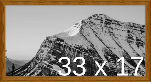 Frame It Easy 33 x 17 Hazel Wood Frame by FrameItEasy