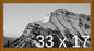 Frame It Easy 33 x 17 Hazel Wood Frame by FrameItEasy