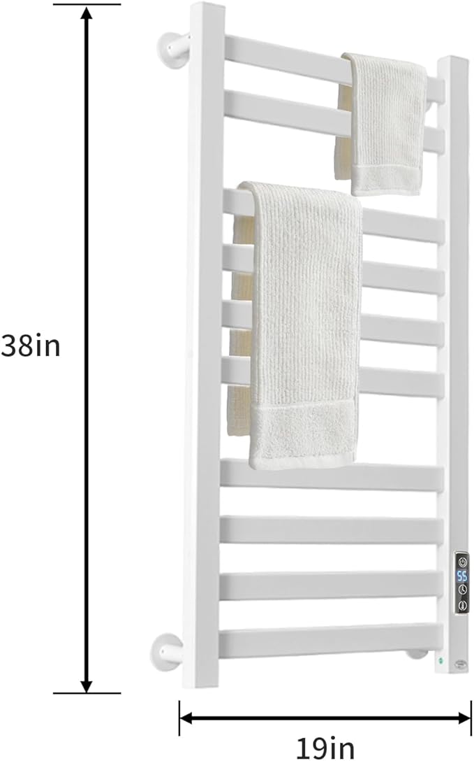 Heated Towel Rack for Bathroom Towel Warmer Racks Wall Mounted - Image 7
