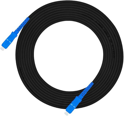 Jeirdus 40M SC Outdoor Armored Simplex 9/125 SM Fiber Optic Cable Jumper by Jeirdus