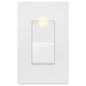 LIDER Minimalist Design Matte Finish Lighted Decorator Switch by LIDER