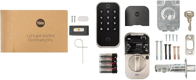 Yale Security Assure Lock 2 Deadbolt, Satin Nickel Keyed Smart Entry Door Lock - Image 9