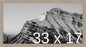 Frame It Easy 33 x 17 Rustic Gray Wood Frame by FrameItEasy