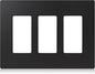ELEGRP 3-Gang Screwless Decorative Wall Plates, Mid-Size Unbreakable by ELEGRP%7CELEGROUP
