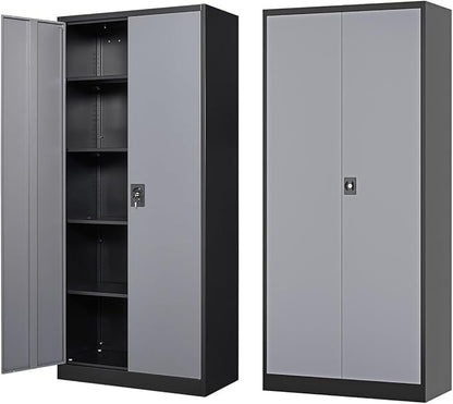Metal Storage Cabinet-72” Tall Steel File Cabinets by Fesbos